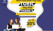 (Duy nhất tháng 5) ƯU ĐÃI 30% KHÓA TOIEC DÀNH CHO SINH VIÊN
