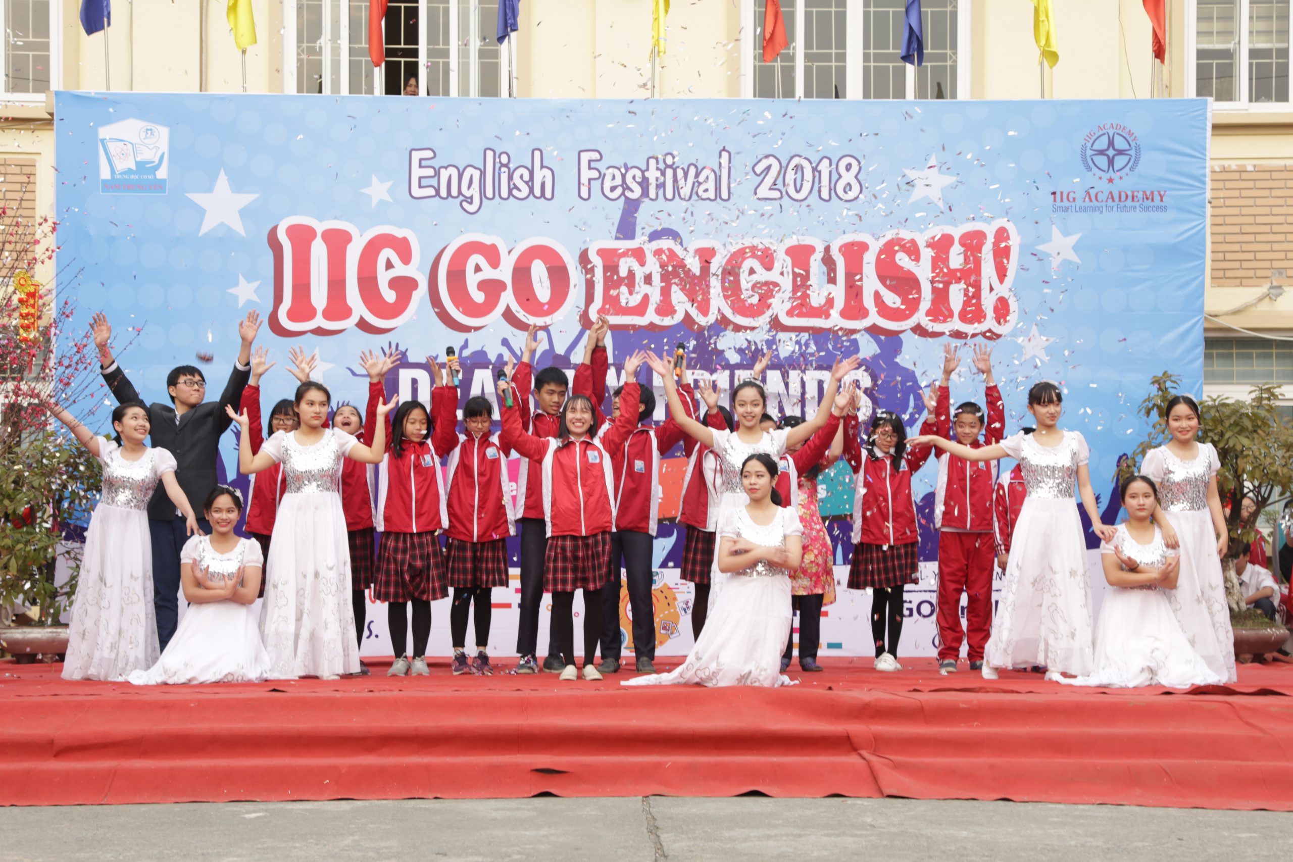 THCS Nam Trung Yên rộn ràng trong ngày Chung kết cuộc thi English Festival – “DEAR MY FRIENDS”
