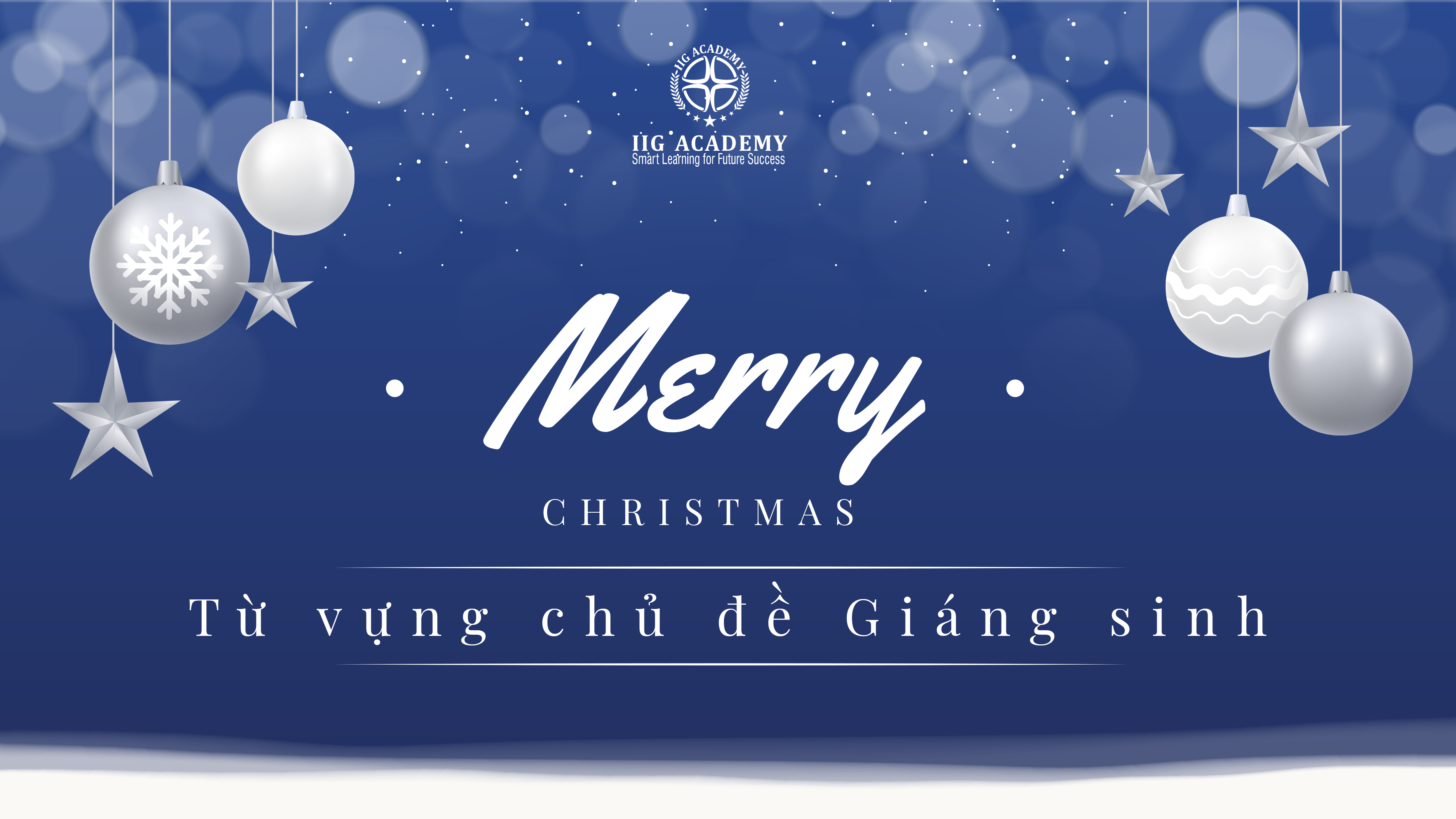 Bộ Từ Vựng Tiếng Anh Chuyên Đề Giáng Sinh Bạn Đã Bỏ Túi Hết Chưa?