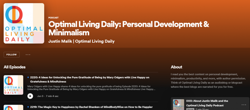 optimal living daily