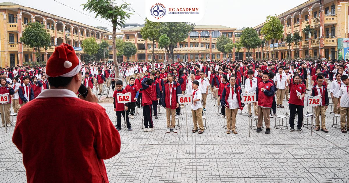 Mang không khí mùa lễ hội rộn ràng tới với học sinh THCS Đỗ Ngọc Du trong English Festival